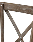 Elegant Light Oak Cross Back Dining Chair | Modern Comfort