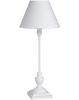 Slim Table Lamp in Minimalist White Finish