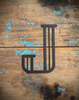 Black 5" or 12" Art Deco Metal Lettering A-Z 0-9