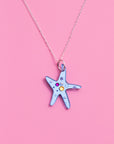 Blue Starfish Necklace