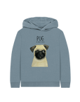 Pug-tastic Cozy Kids Hoodie – Snuggle Up in Pug Perfection!