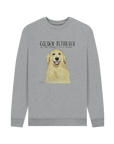 Golden Retriever Vibes: Sustainable Men’s Sweatshirt