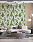 Green Fern Botanical Wallpaper