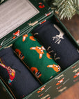 Countryside Sock Box - 3 Pairs of Bamboo Socks (His)