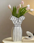Dress-Inspired Ceramic Vase-1