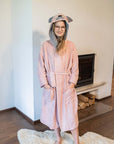 Bamboo Terry Kids Bathrobe with Hood and Pockets