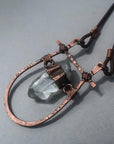 Quartz Pendant – Copper Boho Necklace | Handmade by Blackbird & Sage