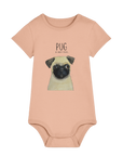 Pug Baby Bodysuit – Cuteness Overload for Your Little Pug-Lover!