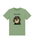 Mischievous Wire Haired Hot Dog Kids' T-Shirt – Small Pup, Big Attitude!