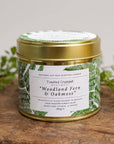 Woodland Fern & Oakmoss Candle in a Matt Gold Tin