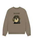 Comfy, Cozy, & Cute: The Wire Haired Dachshund Oversized Sweatshirt"