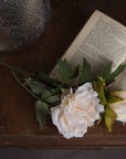 White Peony Bouquet Fresh Faux Flowers