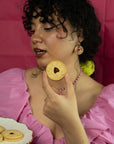 Jammy Heart Hoop Earrings