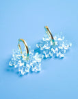 Snowflake Hoop Earrings