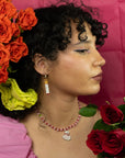 Cigarette Hoop Earrings
