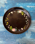 Antique 19th.C Papier-Mâché Lacquered Chinese Tray Plate Bowl / Chinoiserie D
