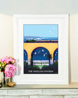 The English Riviera Steam Train Print and Poster
