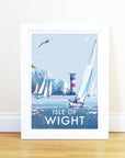 Isle of Wight Vintage Travel Poster Print