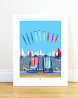 Happy and Glorious Red Arrows Seaside Print