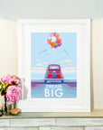 Dream Big Vintage Motivational Poster