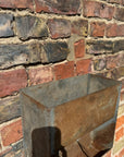 Vintage Wall Mounted Metal Planter Rustic Garden Herb Flower Holder Plant Pot