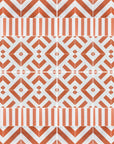 Luxury geometric terracotta porcelain tile, premium durable indoor-outdoor anti-slip flooring, stylish striped design by Maria Starling Design at brixbailey.com