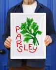 Parsley Herb print from an original painting, choice of sizes, available framed and unframed