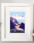 Bedruthan Steps Coastal Travel Poster Print