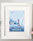Isle of Wight Vintage Travel Poster Print