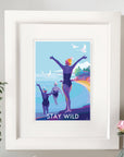 Stay Wild Vintage Poster