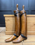 Antique English Beech Boot Trees Stretchers - Maxwell 8 Dover Street London