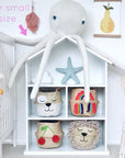 White Cherry Red Basket - Small