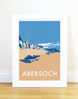 Abersoch Vintage Seaside Travel Poster Print