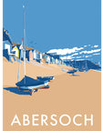 Abersoch Vintage Seaside Travel Poster Print