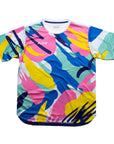 AIXO Abstract Mens Top Multicolour