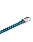 Ocean Blue Cromer Silver and Rope Bracelet