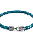 Ocean Blue Cromer Silver and Rope Bracelet