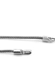 Classic Grey Talbot Silver and Rope Bracelet