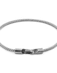 Classic Grey Talbot Silver and Rope Bracelet