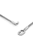 Classic Grey Tenby Silver and Rope Bracelet