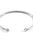Bartlett Inline Midi Geometric Silver Bangle