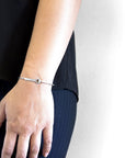 Sutton Gate Midi Geometric Silver Bangle