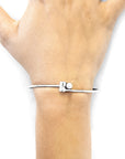 Wynne Capsule Midi Geometric Silver Bangle