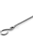 Classic Grey Heysham Silver and Rope Bracelet