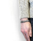 Delta Anchor Maxi Silver Chain Bracelet