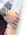 Racing Green Dundee 9ct Yellow Gold and Stingray Leather Bracelet