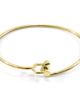 Hardy Buckle Midi Geometric 9ct Yellow Gold Bangle