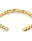 Jib Sail Sail 9ct Yellow Gold Chain Bangle