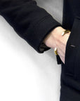 Samson Round Maxi Wayfarer 9ct Yellow Gold Bangle