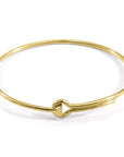 Sutton Gate Midi Geometric 9ct Yellow Gold Bangle